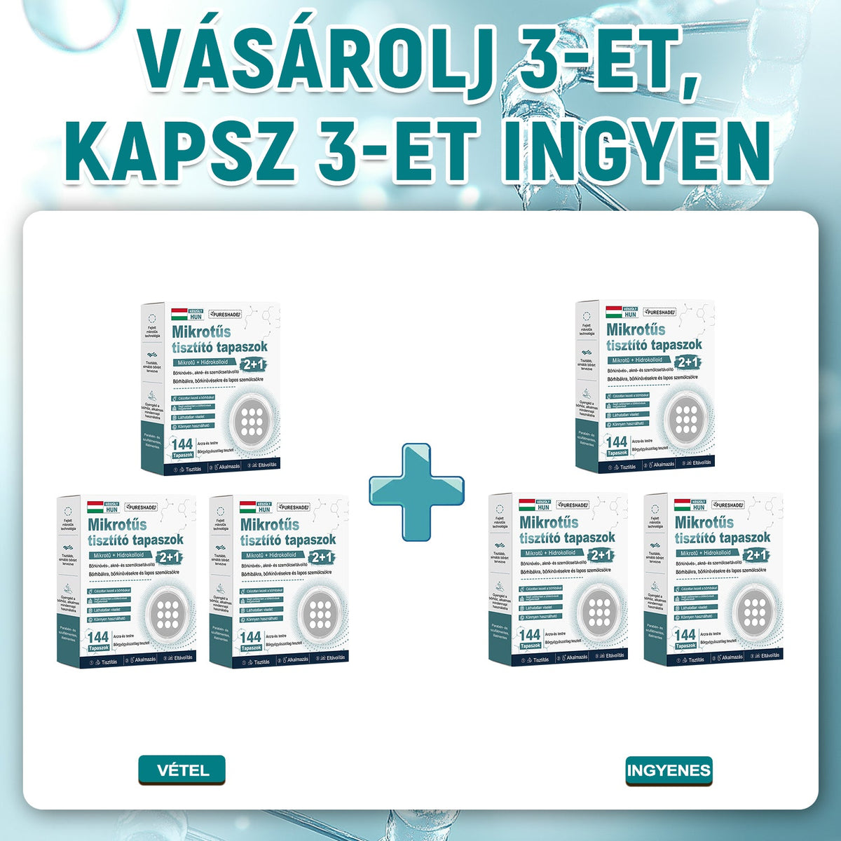 ✨✨✨PURESHADE® 2 az 1-ben mikrotűs és hidrokolloid tapasz🍀 | Kiálló anyajegyek, aknék, lapos szemölcsök és bőrnövedékek eltávolítására | Segít csökkenteni a ráncokat, hegeket és bőrhibákat | Láthatatlan tapasz az arcra és testre