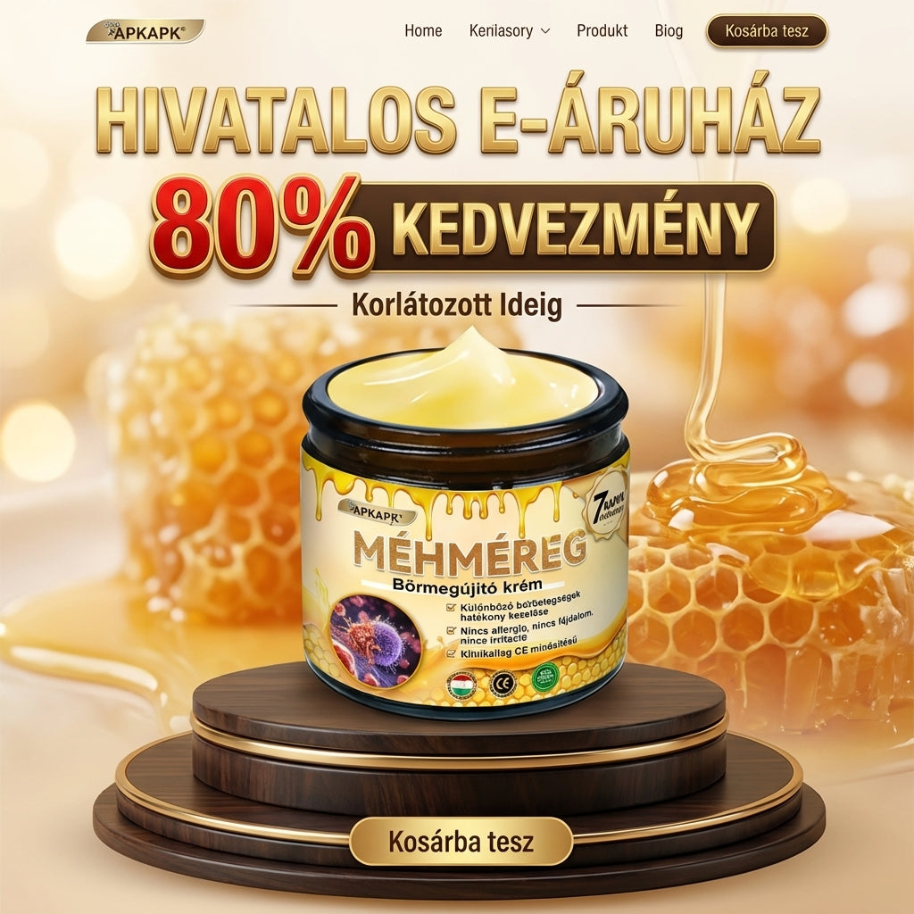 👩‍⚕️👩‍⚕️ 𝐀𝐏𝐊𝐀𝐏𝐊® Természetes Méhméreges Arckrém – gondosan összeállított formula a bőr táplálására, hidratálására és regeneráló ápolására