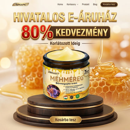👩‍⚕️👩‍⚕️ 𝐀𝐏𝐊𝐀𝐏𝐊® Természetes Méhméreges Arckrém – gondosan összeállított formula a bőr táplálására, hidratálására és regeneráló ápolására